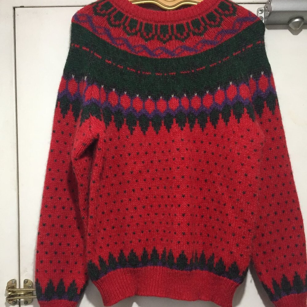 VINTAGE WOOLRICH KNIT WOOL BLEND SWEATERS SIZE L